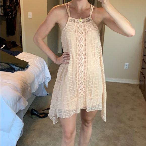 Pink Women’s gypsy lace dress - Picture 5 of 5